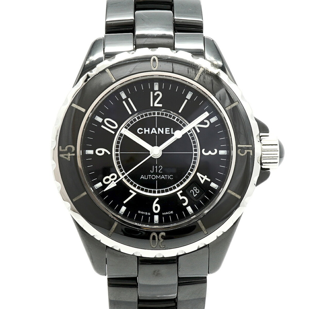Chanel J12 H0685 Black Dial Men's Watch